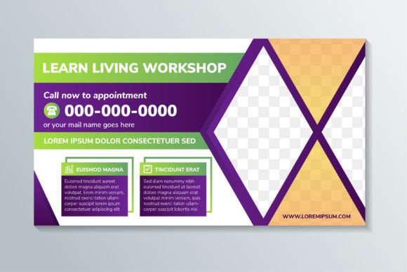 Learn Living Horizontal Banner: Design for Live Workshops