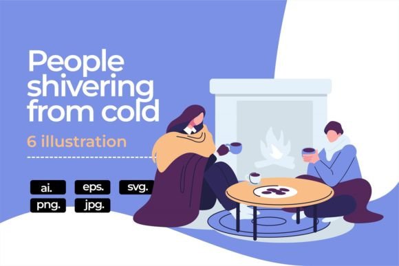 Why People Shivering from Cold Flat Illustrations Are Becoming a Must-Have Visual Asset